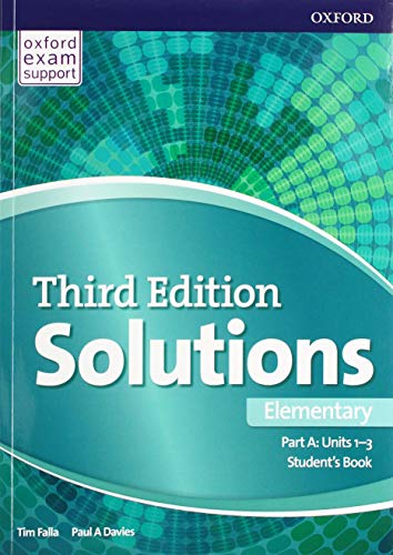 Solutions: Elementary: Student's Book A Units 1-3: Leading the way to success von Oxford University Press